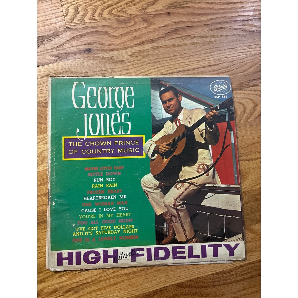 George Jones The Crown Prince of Country Music Starday Records Vinyl LP